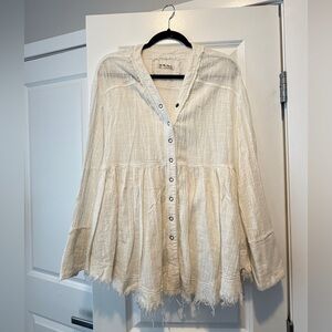 Free People White tunic